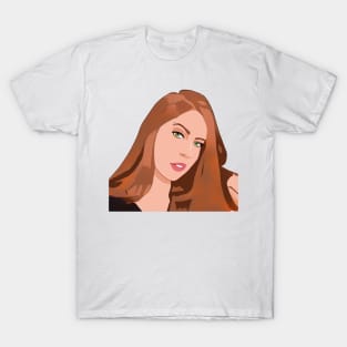 Beautiful girl, ginger woman T-Shirt